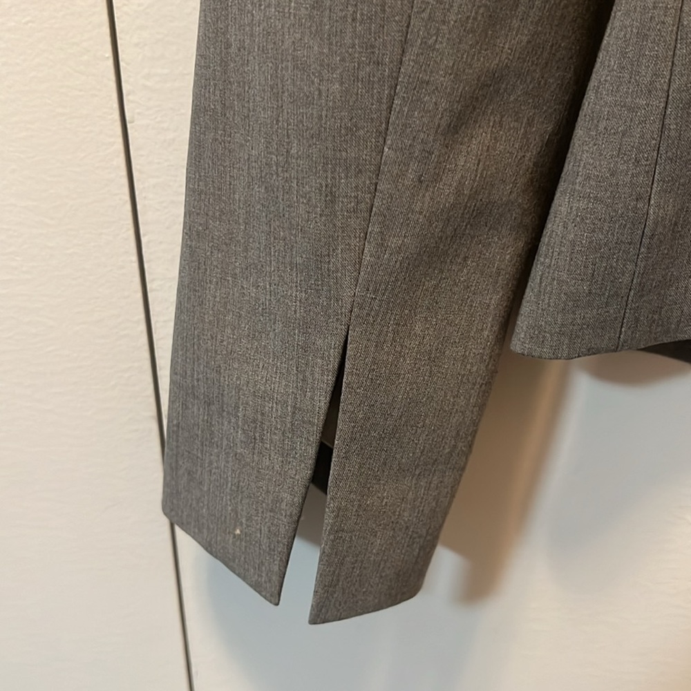 Bebe Grey Whip-stitched Blazer - Picture 7 of 8
